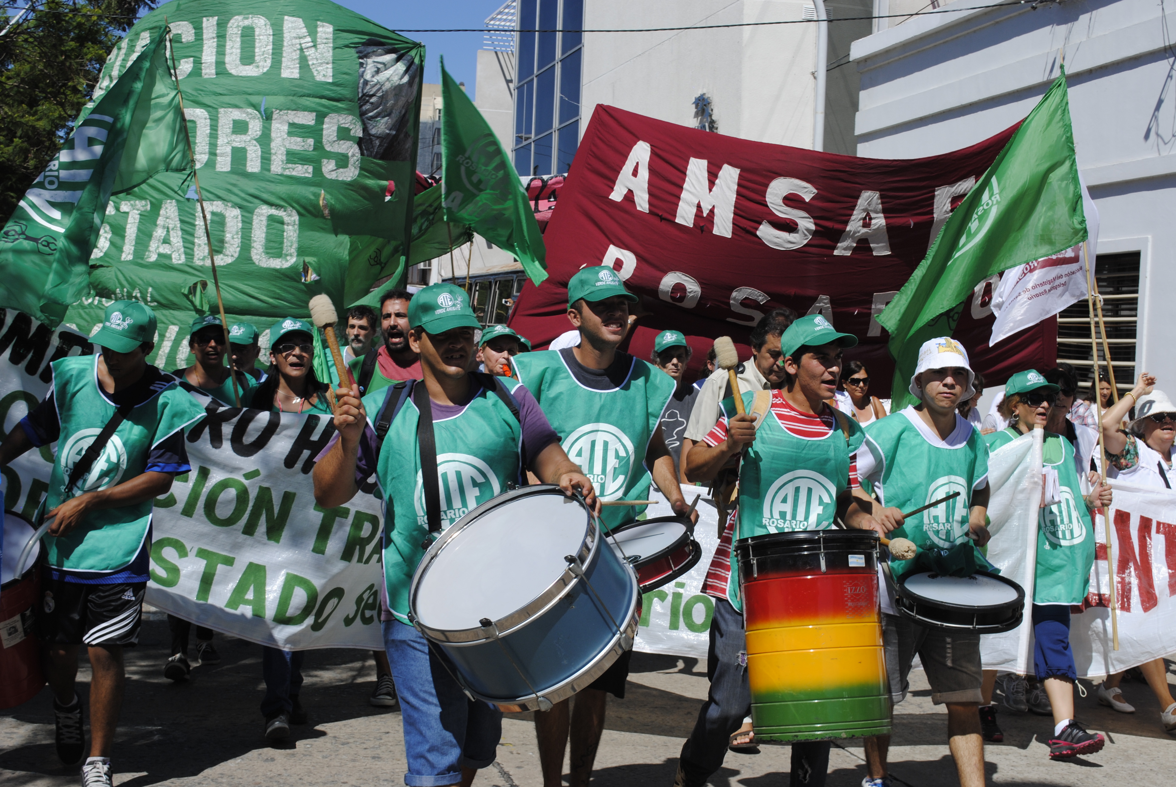 ATE Rosario se moviliza contra el ajuste a la caja de jubilaciones