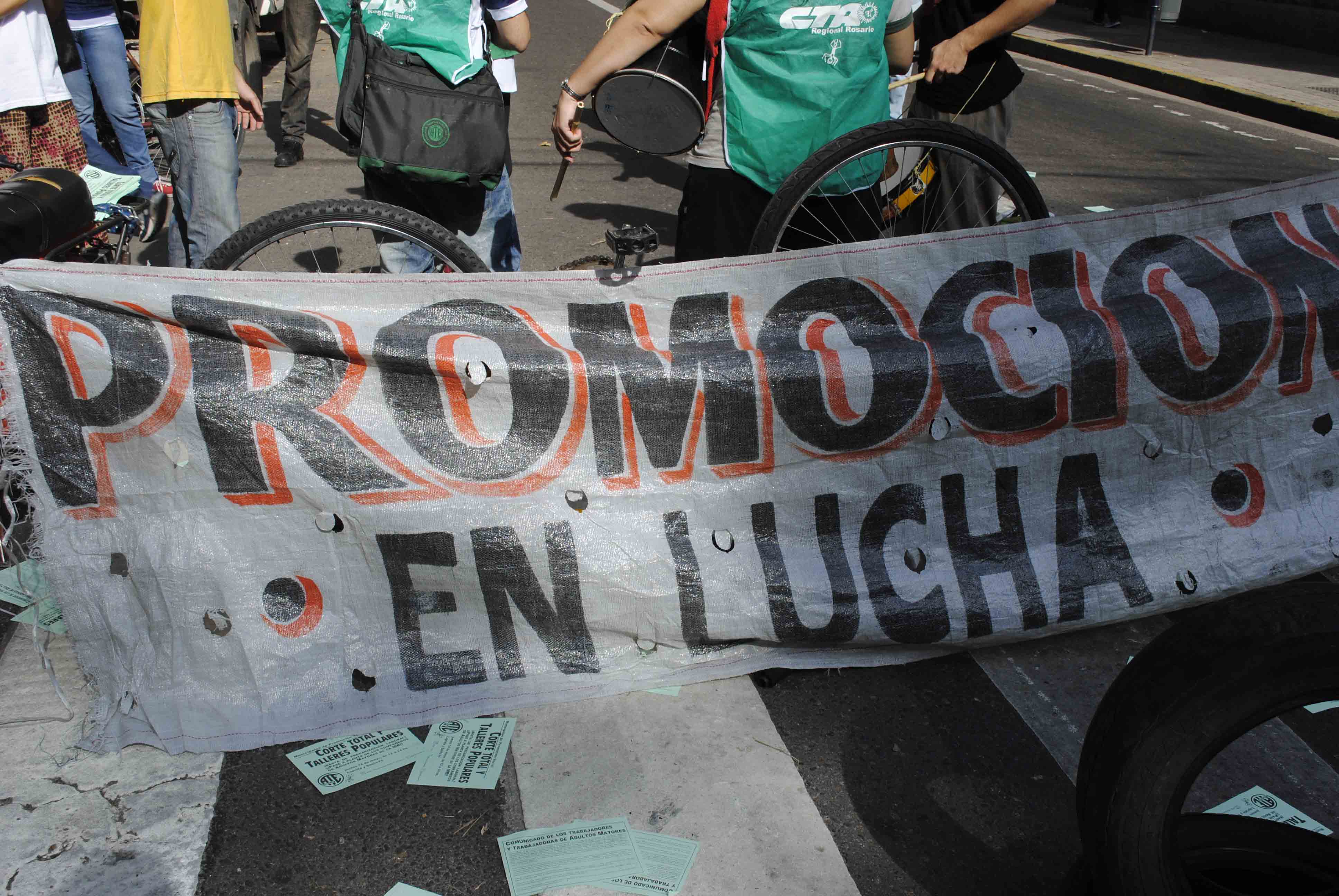 Municipales: Corte y talleres populares contra la precarización