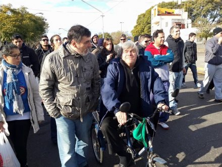 ATE llevó su solidaridad a Acindar