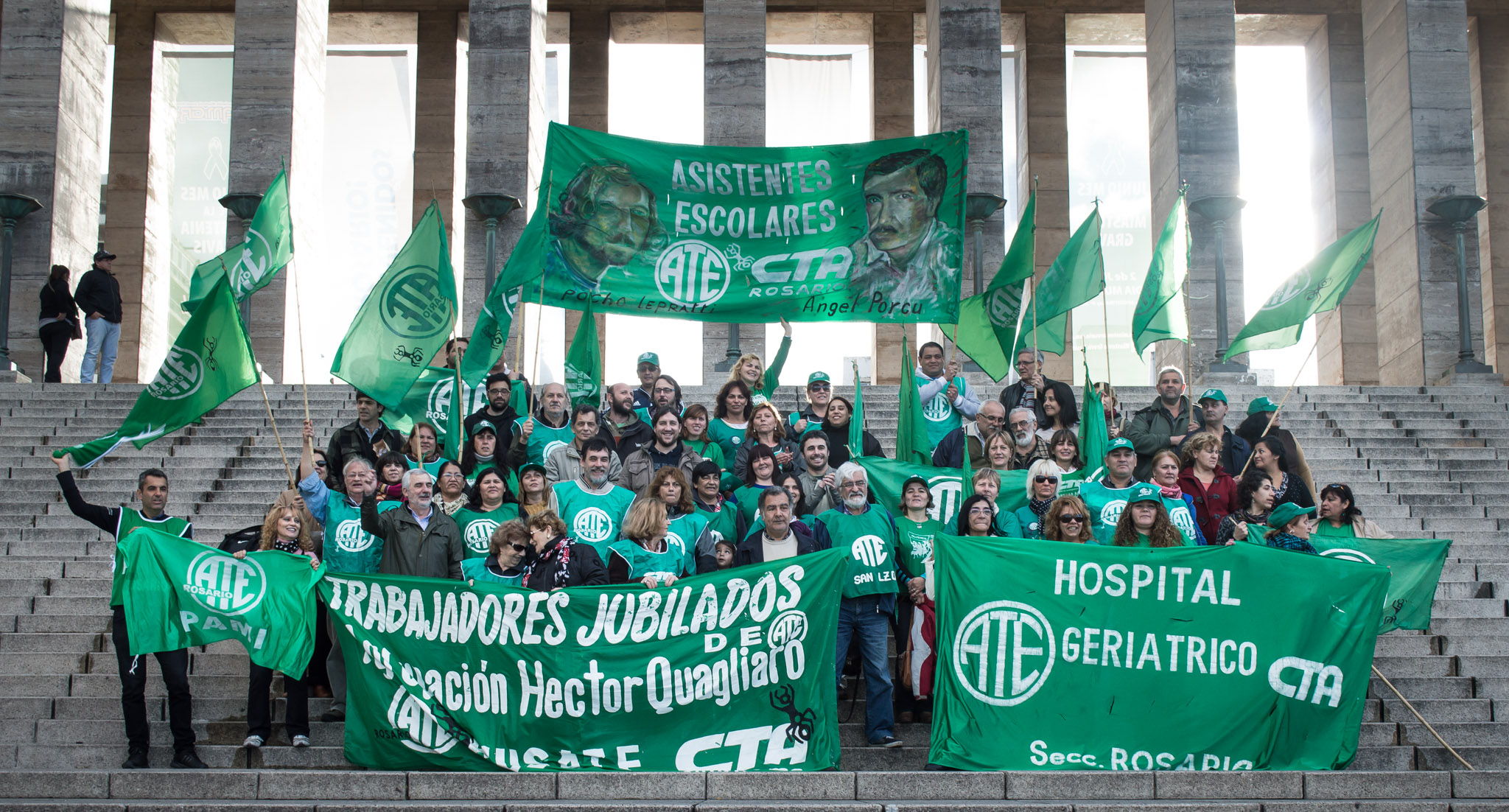 Proclamación de LISTA VERDE ANUSATE Rosario en Unión y Progreso