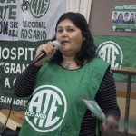 Lorena Almirón, de Asistentes Escolaes de ATE Rosario