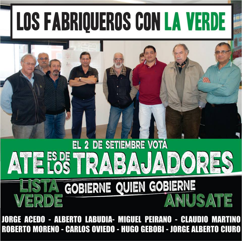 Los fabriqueros  con La Verde