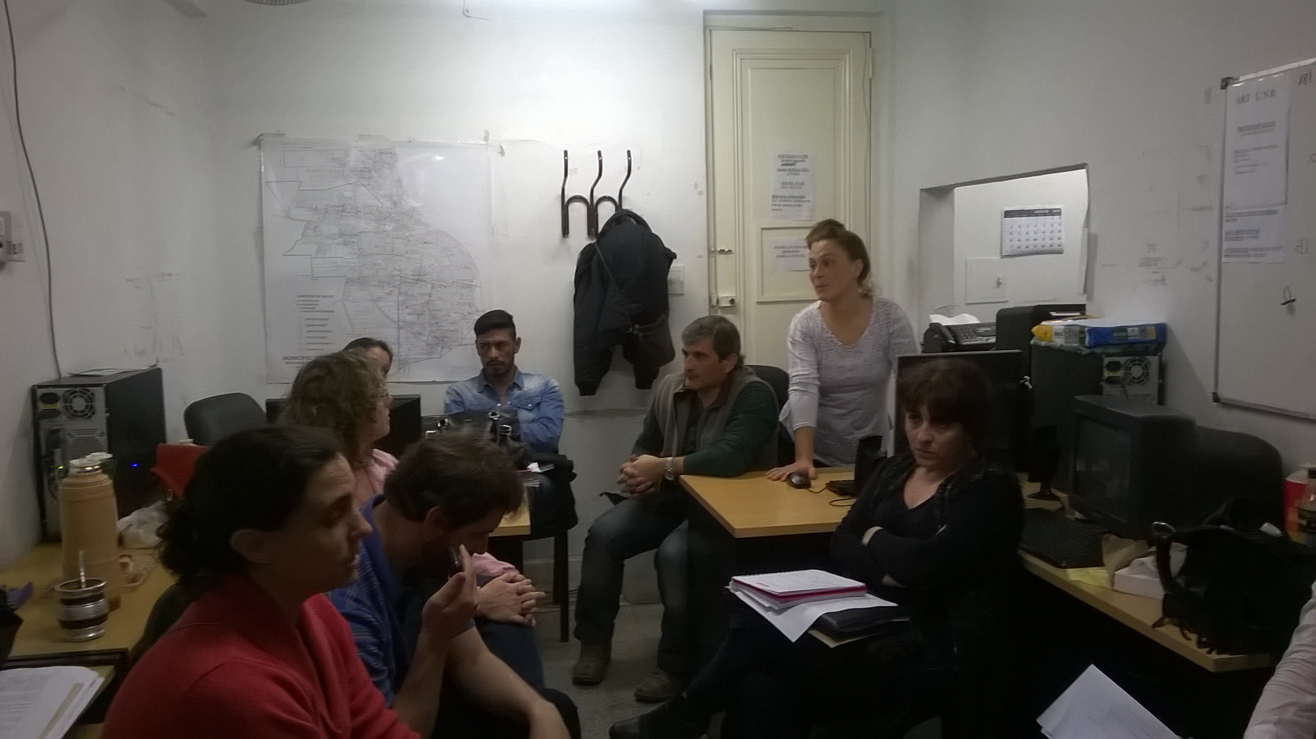 ATE, AMSAFE y SIPRUS junto a los trabajadores de Área de Salud y Trabajo (ASYT)