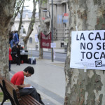 Manifestación contra el ajuste previsional