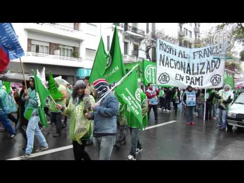 Trabajadores del Estado nacional marcharon unidos contra la precarización