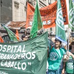 Trabajadores de la Salud frente al Nodo Rosario