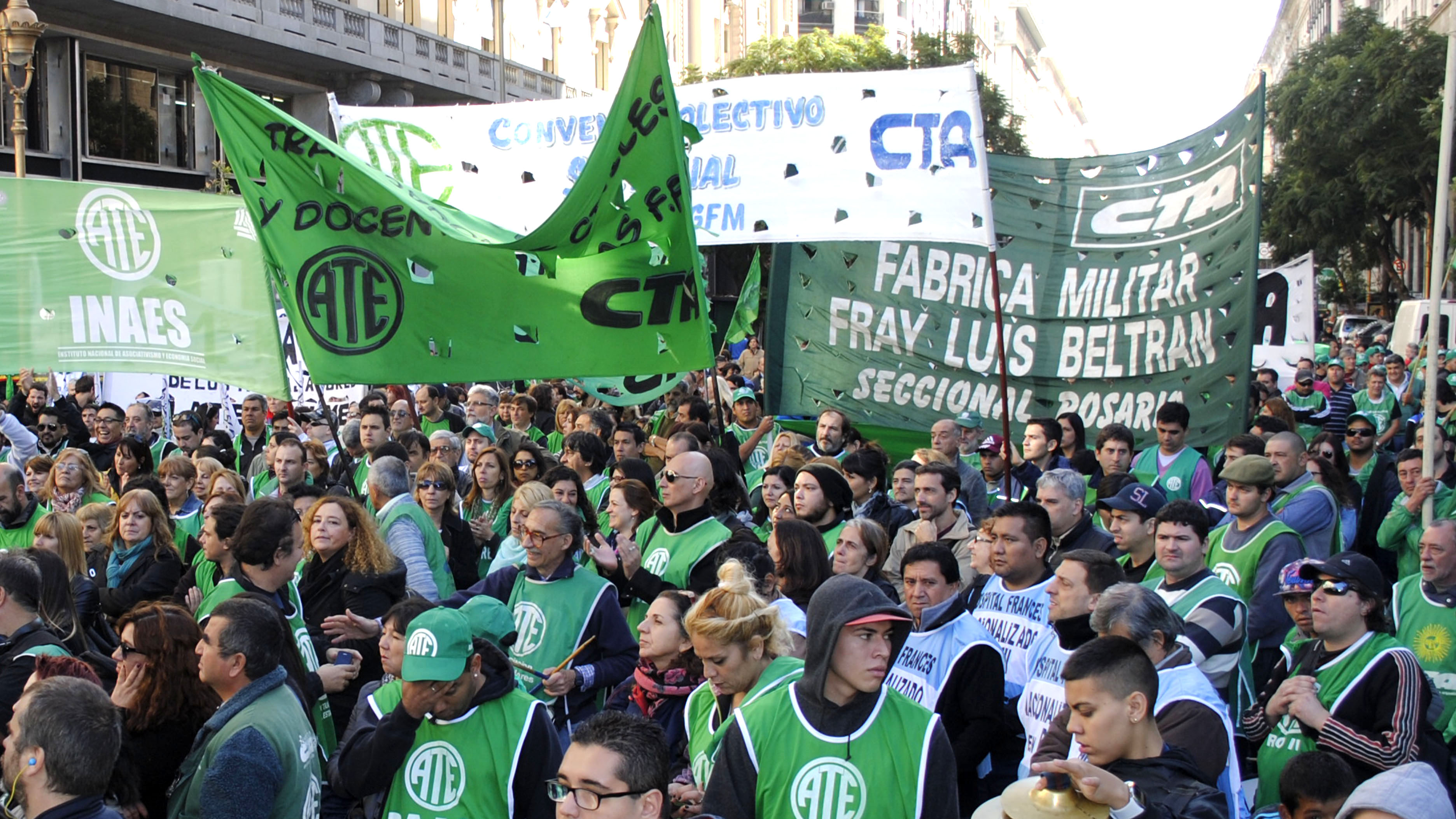 Paro Nacional: ATE se moviliza el 24 de febrero contra el ajuste