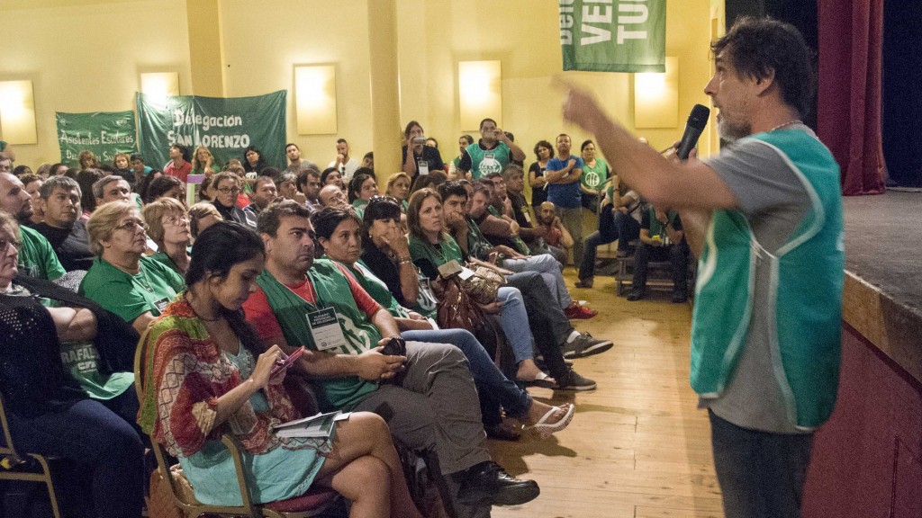 Raúl Daz, Secretario General de ATE Rosario.