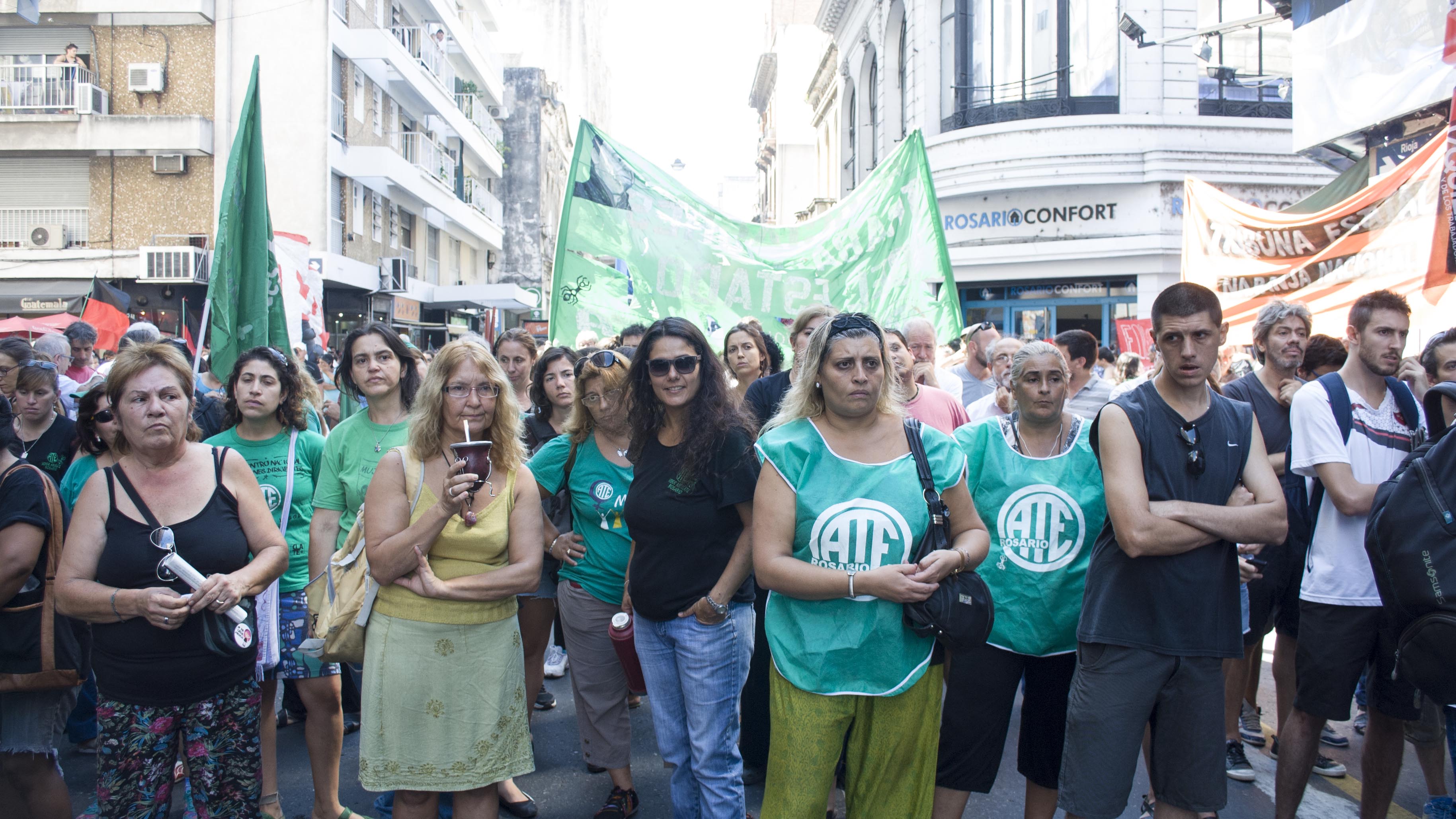 Paro y acto en Rosario por Jornada Nacional de protesta