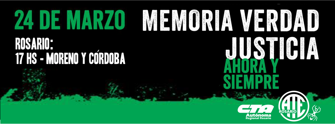 #40AñosdelGolpe: ATE marchará junto al pueblo trabajador