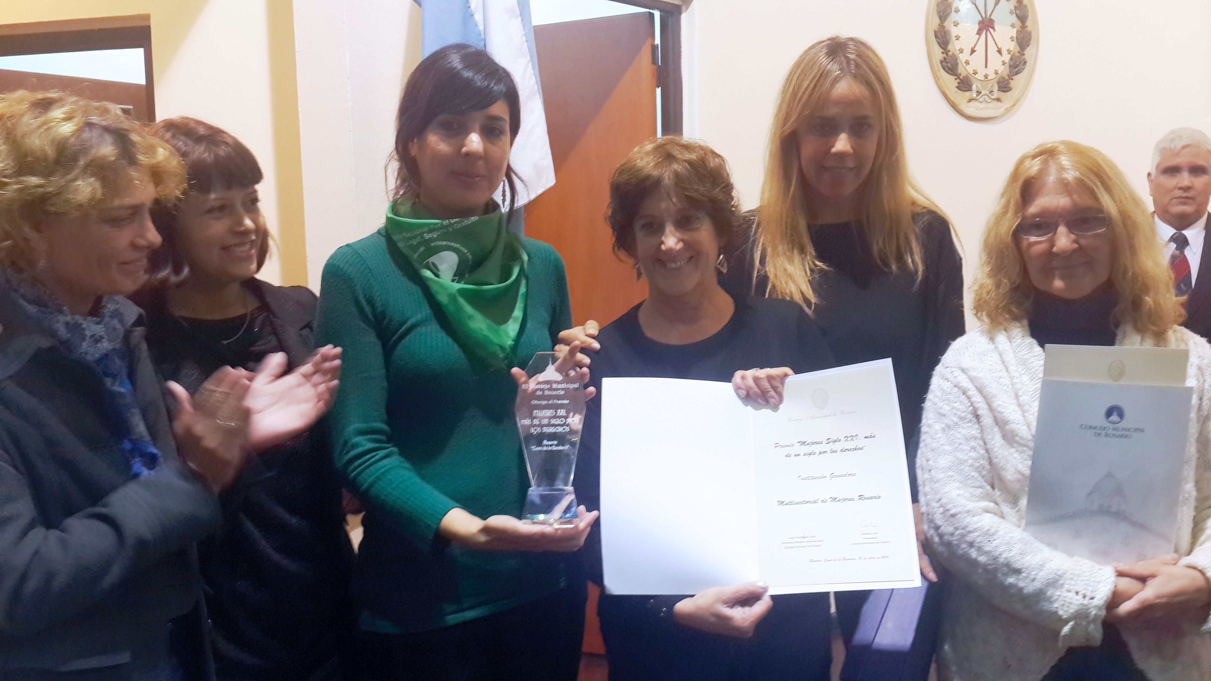 El Concejo reconoció a la Multisectorial de Mujeres de Rosario